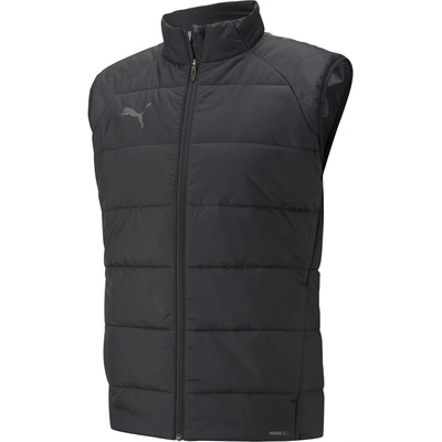 Puma TEAM LIGA VEST JACKET čierna sivá