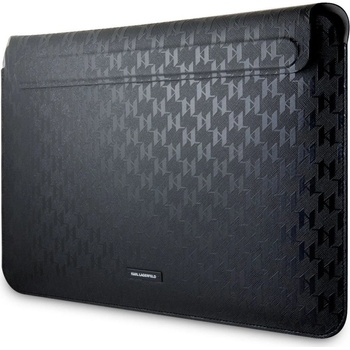 Karl Lagerfeld KLCS14SAKLHPK 14" čierny plaketa Saffiano