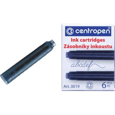 centropen zásobník inkoustový 0019/ 6ks modrý 476345