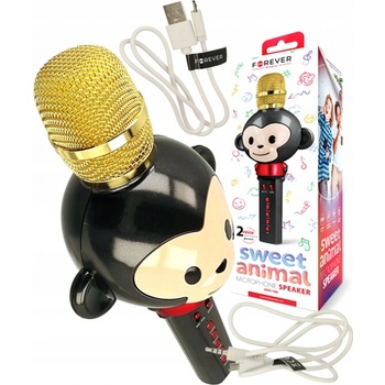 Maxlife Bluetooth mikrofon s reproduktorem Animal MX 100 černý