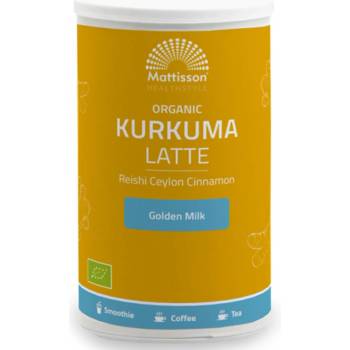 Mattisson Healthstyle Лате Куркума с Рейши и Цейлонска канела БИО 160 g | Mattisson Healthstyle (MT2090)