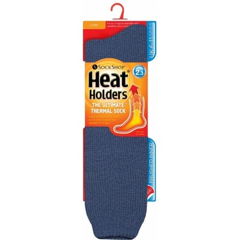 Heat Holders pánske termo podkolienky jednofarebné čierna