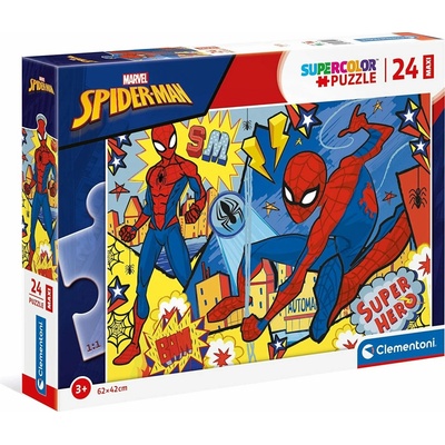 Clementoni Spiderman Super Hero MAXI 24 dielov