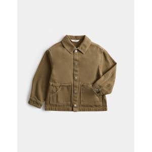 Marks & Spencer Деним тениска от 100% памук (2-8 години) Marks & Spencer зелена Marks & Spencer | Zelen | Момчешки | 2-3 години
