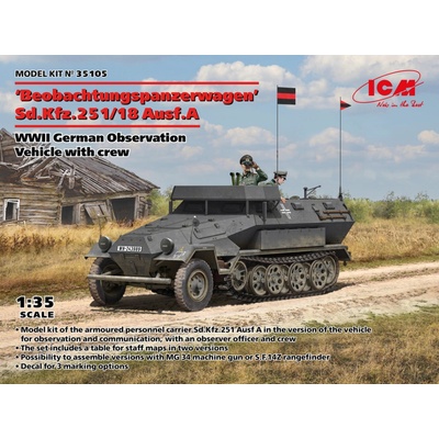 ICM Sd.Kfz.Ausf.A w/ Crew 251:18 1:35