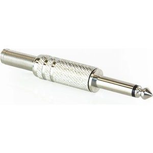 Master Audio Конектор Master Audio - HY043, 6.3 mm, сребрист (HY043)
