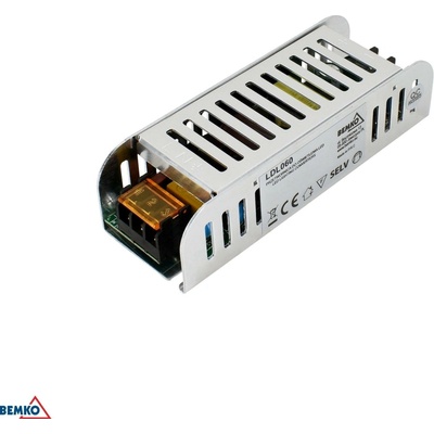 Bemko LED napájecí zdroj 24V DC 60W IP20 BM-B43-LDL060-24V