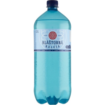 Kláštorná Kalcia Prírodná minerálna voda jemne sýtená 6 x 1,5 l