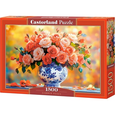 Castorland Пъзел Castorland от 1500 части - Летни рози (С-152315-2)