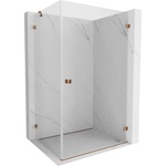 Mexen Lunar-B душ кабина с панти дясна 100 x 90 см, прозрачна, розово злато - 832-100-090-60-00-P (832-100-090-60-00-P)