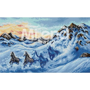 Milena Style Лавина - гоблен със схема конци dmc 1: 4