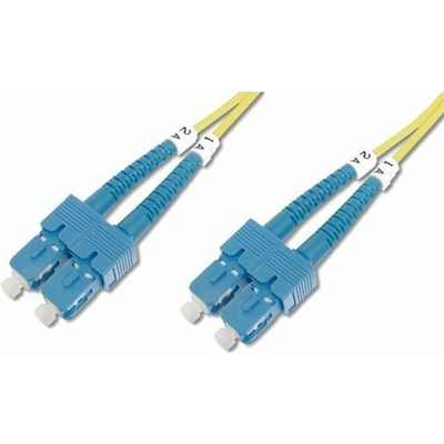 Intellinet 302655 Fiber optic patch, SC-SC duplex, 1m