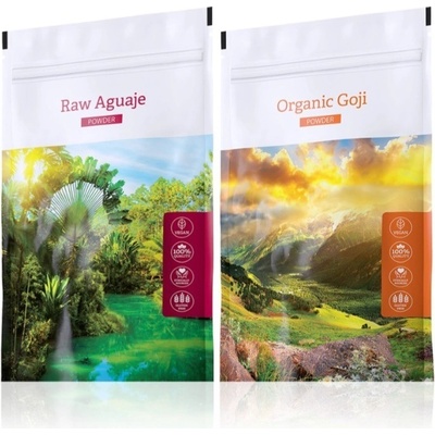 Energy Raw Aguaje caps 120 kapslí + Organic Beta powder 100 g