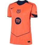 Nike Дамска футболна фланелка Nike Barcelona Third Shirt 2025 2026 Womens - Orange/Blue