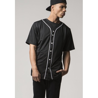 Urban Classics Baseball Mesh Jersey černé