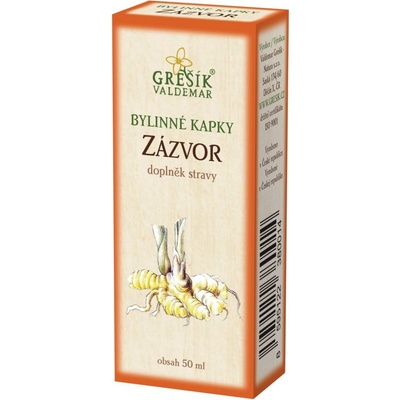 Grešík Zázvor kvapky 50 ml