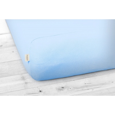 Darré jersey prostěradlo světle modré 60x120x20