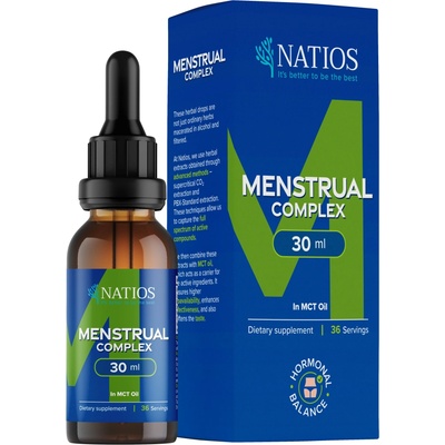 Natios Menstrual Complex Bylinné kvapky v MCT oleji 30 ml