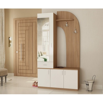 DST Портманто Irina-dst, дъб амбер и бяло