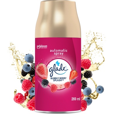 Glade automatický osviežovač vzduchu Bubbly Berry Splash náhradná náplň 269 ml