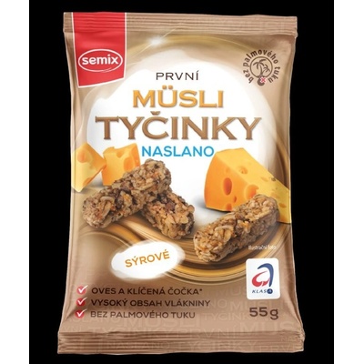 Semix Musli tyčinky naslano sýrové bez lepku 55 g