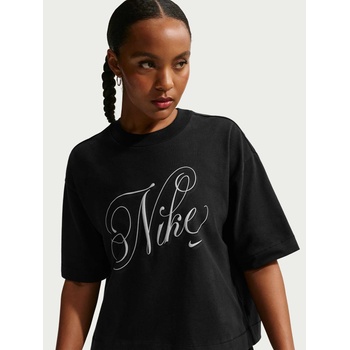 NIKE Тениска w nsw ss tee boxy script