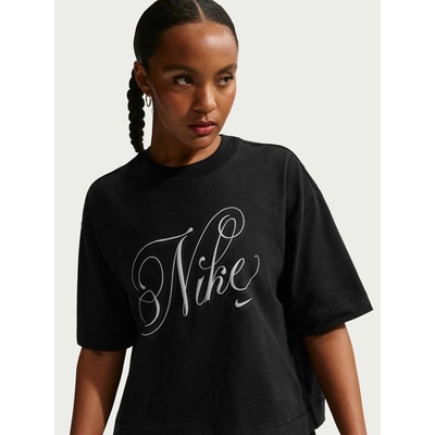NIKE Тениска w nsw ss tee boxy script