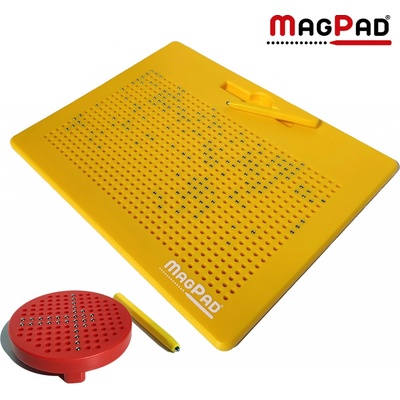 Magnetická kreslící tabulka Big 714 kuliček Žlutá