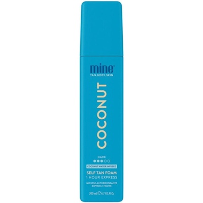 Minetan Samoopalovací pěna pro ultra tmavé opálení Coconut (Water Self Tan Foam) 200 ml