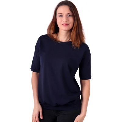 Dámské oversized tričko Darina tmavě modré
