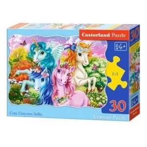 Castorland Puzzle 30-piece Cute Unicorns Selfie B-03822-1