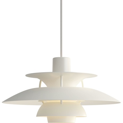 Louis Poulsen Висяща лампа PH 5 Mini изцяло бяла (5741104600)