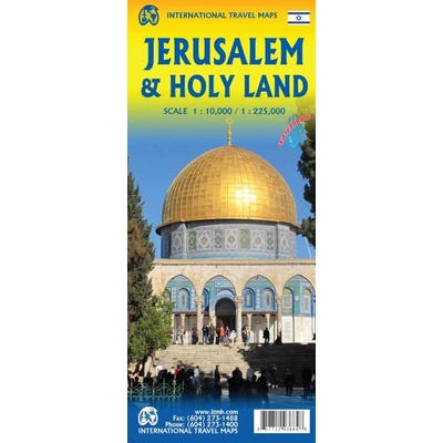 Palestine & Jerusalem - přehledová mapa