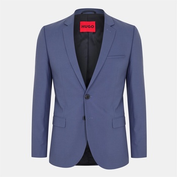 Hugo Сако Hugo Men's Arti Hesten Tailored Fit Blazer - Open Blue