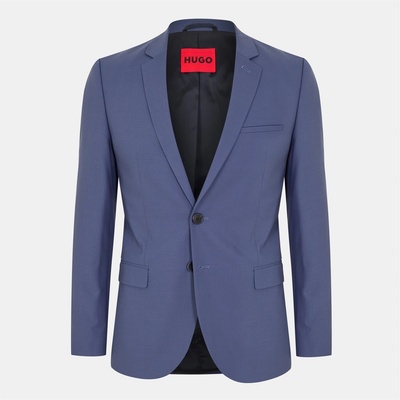 Hugo Сако Hugo Men's Arti Hesten Tailored Fit Blazer - Open Blue