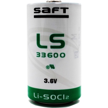Image 1 of Saft Литиево тионил хлоридна батерия SAFT LSH20, LS33600 3, 6V R20 17Ah STD /с пъпка/ (SAFT-BL-LS33600)
