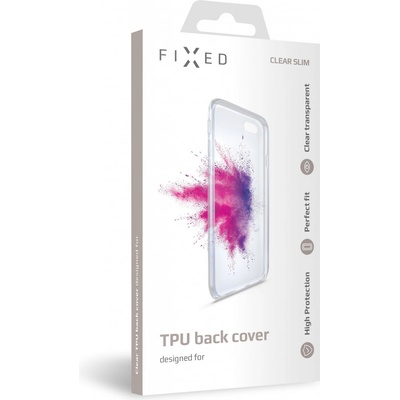 FIXED gelové pouzdro pro Apple iPhone X/XS, čiré FIXTCC-230
