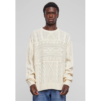 Urban Classics Мъжки плетен пуловер в цвят пясък Urban Classics Set In Boxy UB-TB6338-00208 - Пясък, размер L