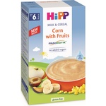 Hipp Инстантна млечна каша с пребиотик Hipp - Царевица и плодове, 6 м+, 250 g (2953) - baby