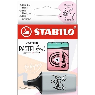 Stabilo Boss Mini pastel 3 ks I