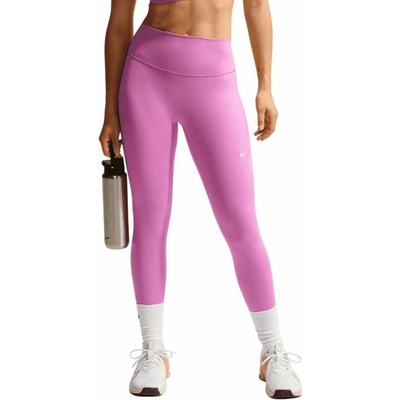 Legíny Nike One Seamless Front High Waisted Full Lengthlt magenta/whiteFialový