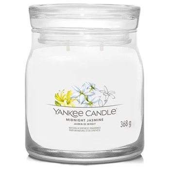Image 1 of Yankee Candle Signature Midnight Jasmine типична свещ средна 368 гр