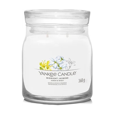 Yankee Candle Signature Midnight Jasmine типична свещ средна 368 гр