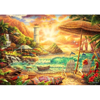 Image 1 of Bluebird Puzzle - Puzzle Pinson: Love the Beach 1000 - 1 000 piese