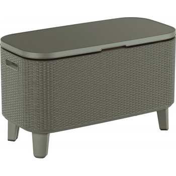 KETER BEVY BAR Multifunkčný stolík ratan, 83,5 x 40 x 50-74 cm, cappuccino 17209510