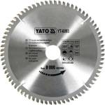TOYA Карбиден диск за циркуляр, за рязане на алуминий YATO, Ф 210 x 30, T 72 (6093)