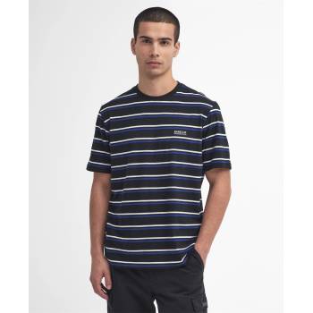 Barbour International Тениска Barbour International Buxton Striped T-Shirt - Black BK11