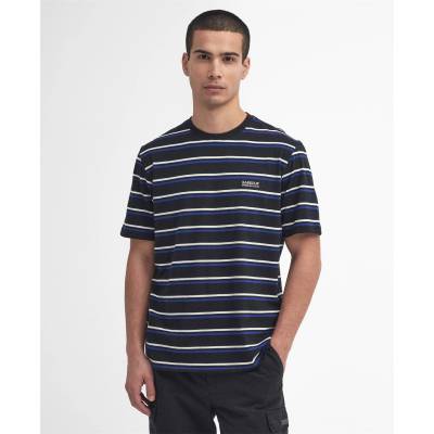 Barbour International Тениска Barbour International Buxton Striped T-Shirt - Black BK11
