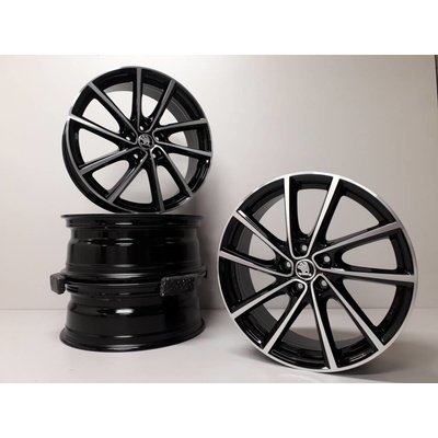 Borbet V 7x19 5x112 ET43 black polished gloss