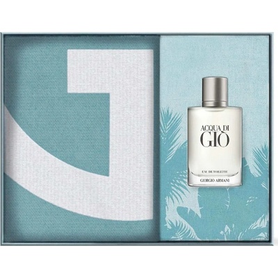 Giorgio Armani Armani Acqua Di Gio Комплект (EDT 100ml + Towel) за Мъже